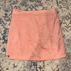 shein blush pink mini bodycon skirt